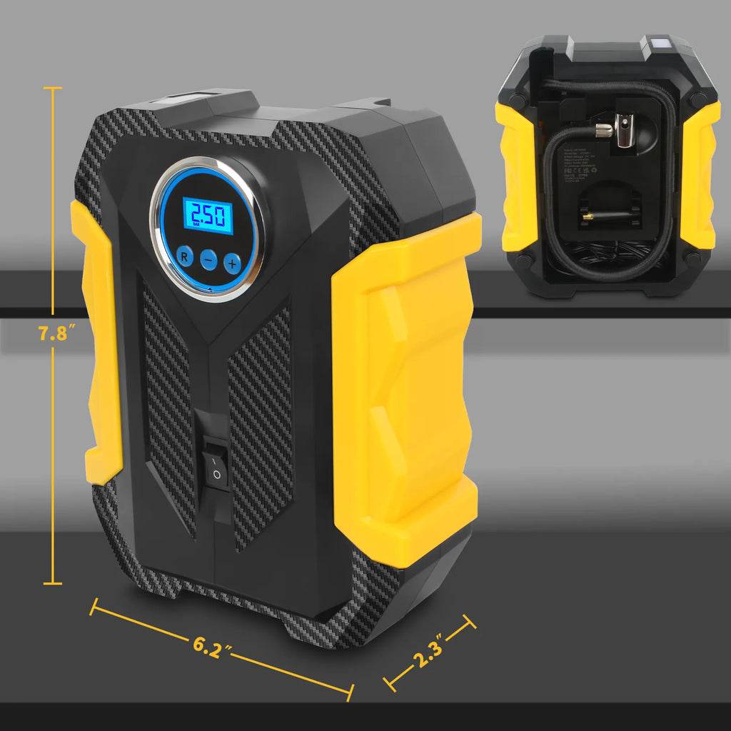 Compresor Digital Multifuncional Portátil - CARSUN